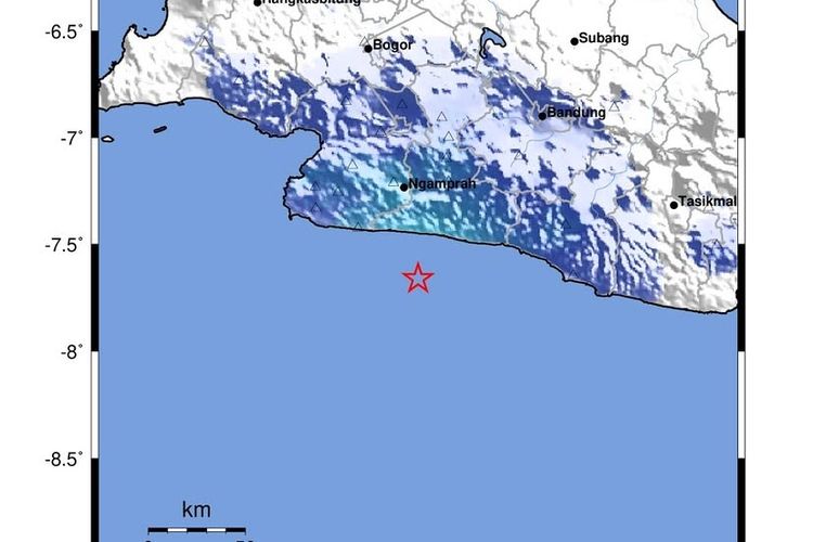 Gempa M 4,3 Guncang Sukabumi, Dipicu Sesar Aktif Bawah Laut