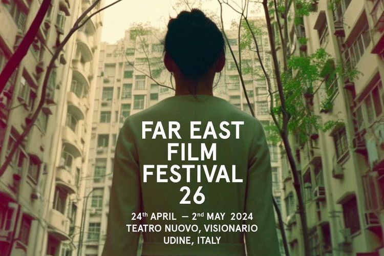 Poster acara Far East Film Festival (FEFF) yang diselenggarakan di Udine, Italia.
