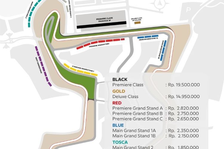 Daftar harga tiket ajang World Superbike di Sirkuit Mandalika yang dijual lewat situs tiketapasaja.com.