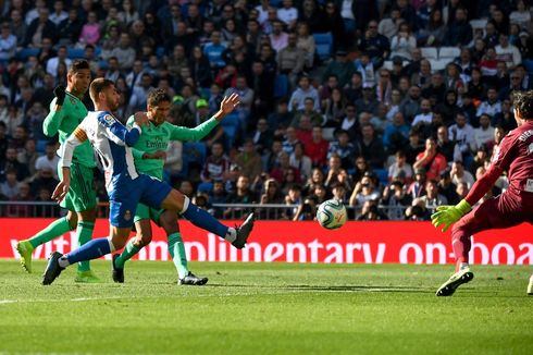 Real Madrid Vs Espanyol, Varane dan Benzema Bawa Los Blancos ke Puncak Klasemen