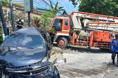 Muara Rapak di Balikpapan Kembali Laka Beruntun, Truk Hantam 6 Kendaraan