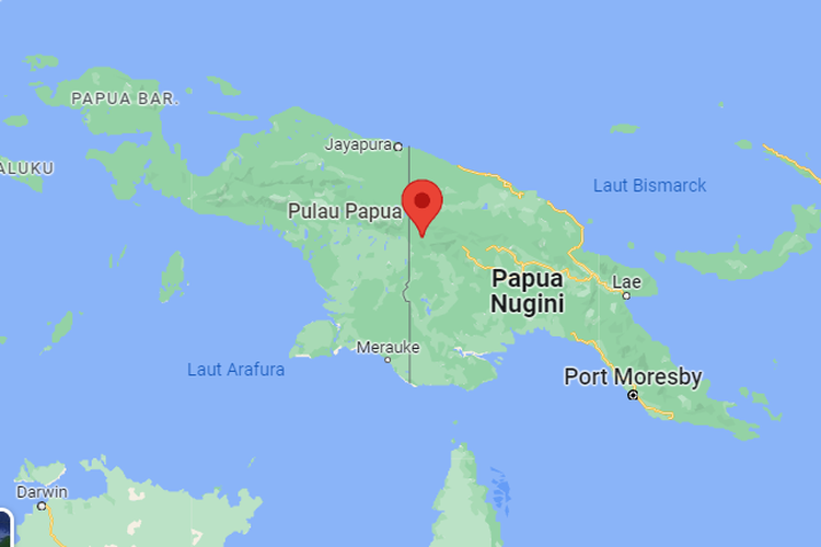 Peta Pulau Papua terletak di wilayah NKRI dan Papua Nugini. Terdapat 6 Provinsi di Papua. 
