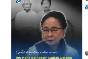 Istri Jakob Oetama, Maria Bernadeth Latifah Oetama Meninggal Dunia