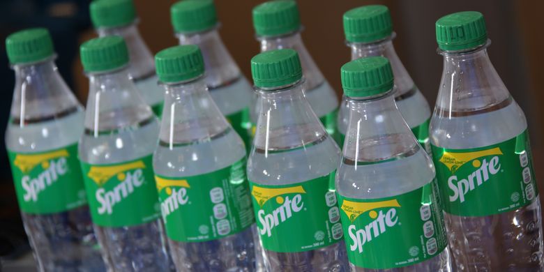 Botol minuman Sprite kini menggunakan plastik PET.