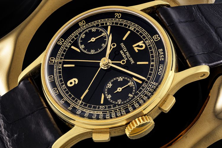 Salah satu koleksi jam tangan vintage Patek Philippe yang akan dipamerkan di Hongkong