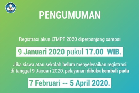 5 Provinsi dengan Jumlah Akun Sekolah LTMPT Tertinggi di SNMPTN 2020