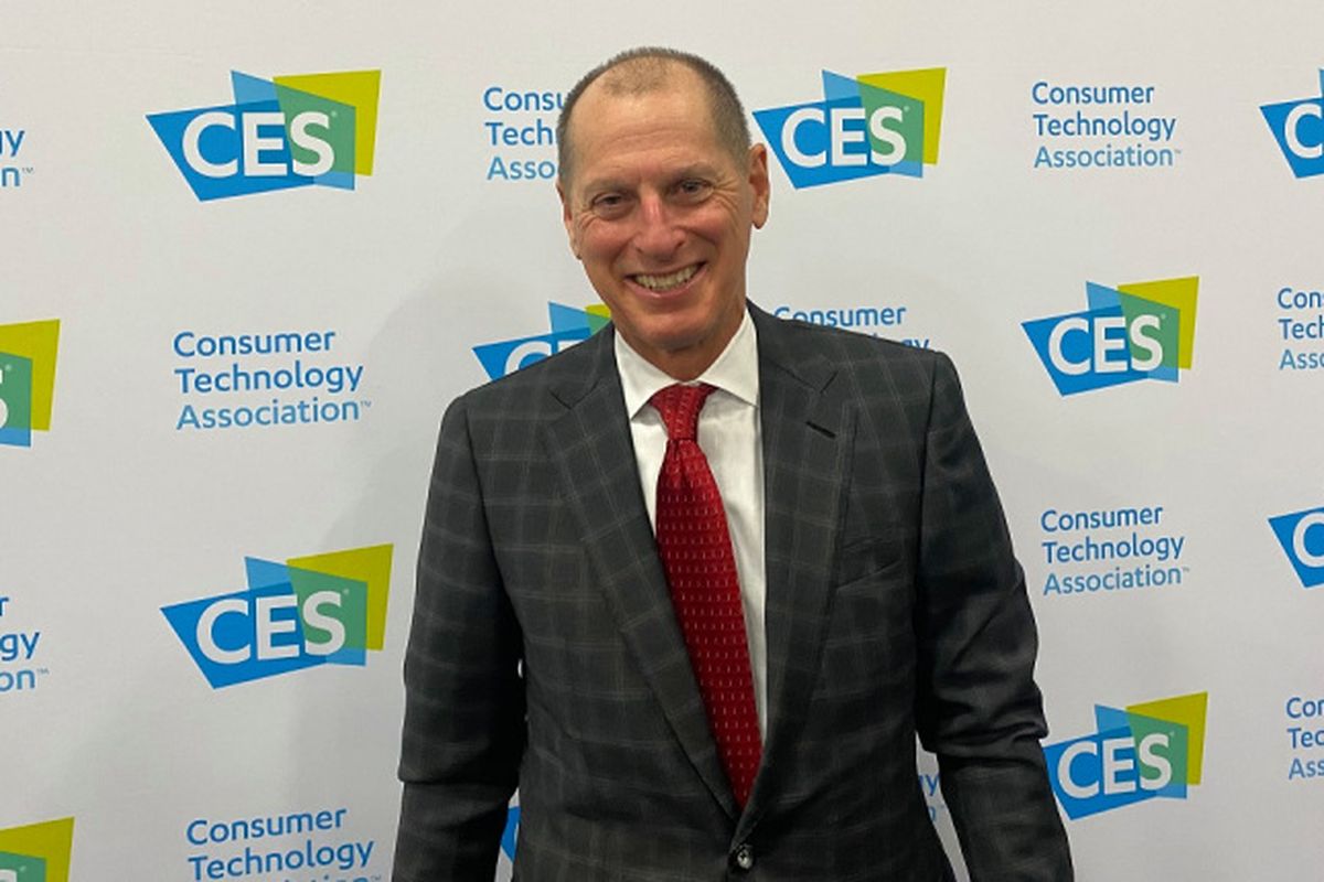 Gary Shapiro, CEO Asosiasi Teknologi Konsumen, di CES 2020.