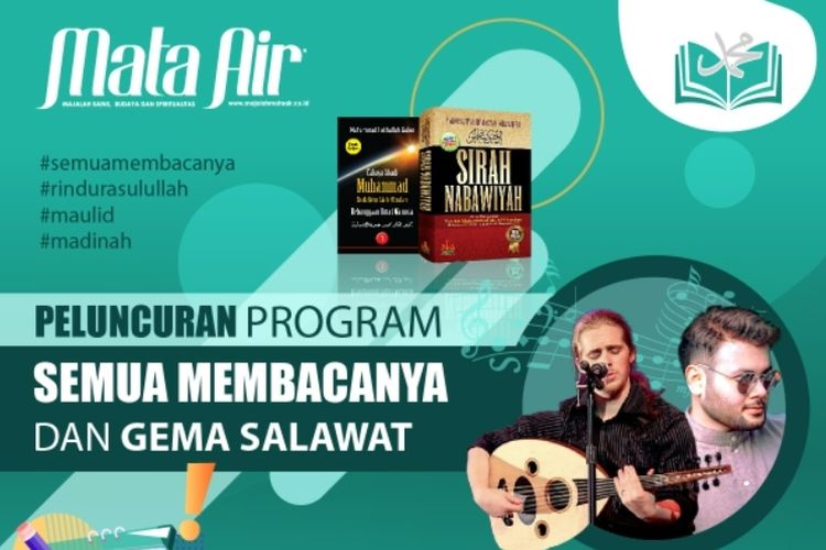 Peluncuran program literasi dan lomba membaca bertajuk Semua Membacanya digelar Majalah Mata Air pada 6 September 2020 secara daring.