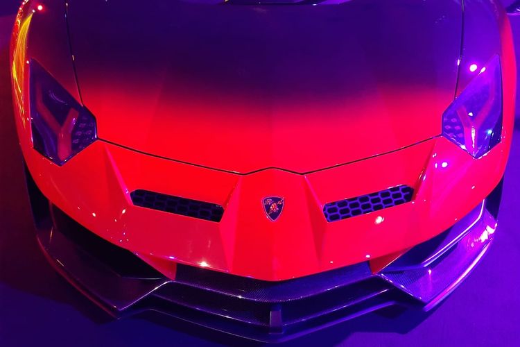 Modifikasi Lamborghini Aventador Raffi Ahmad di IAM x IIMS Motobike 2021