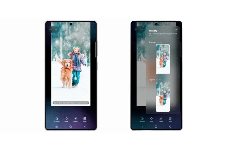 Nantinya, di OneUI 8.5, pengguna dapat mengedut foto secara terus-menerus, tanpa harus repot menyimpan setiap perubahan yang dilakukan. Setelah sudah selesai menyunting (edit) gambar, pengguna bisa langsung menyimpan seluruh hasil kreasi, lalu melihat hasil perbandingan dari foto yang belum/sudah di-edit.