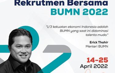Rekrutmen Bersama BUMN 2022 dibuka secara resmi oleh Menteri BUMN Erick Thohir. Periode pendaftaran dimulai pada tanggal 14 hingga 25 April 2022. Sejumlah BUMN termasuk PT Telkom Indonesia (Persero) Tbk turut berpartisipasi pada program tersebut.