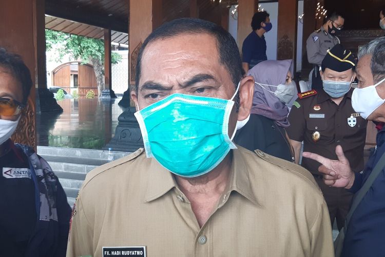 Wali Kota Solo, FX Hadi Rudyatmo di Solo, Jawa Tengah, Senin (19/10/2020).