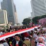 Bendera Merah Putih Sepanjang 1.700 Meter Dibentangkan dari Monas hingga Bundaran HI dalam Kirab Merah Putih
