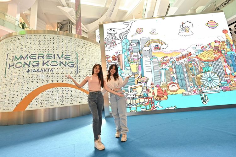 Pameran Immersive Hong Kong digelar di Gandaria City, Jakarta Selatan, pada 23-29 Juli 2023.
