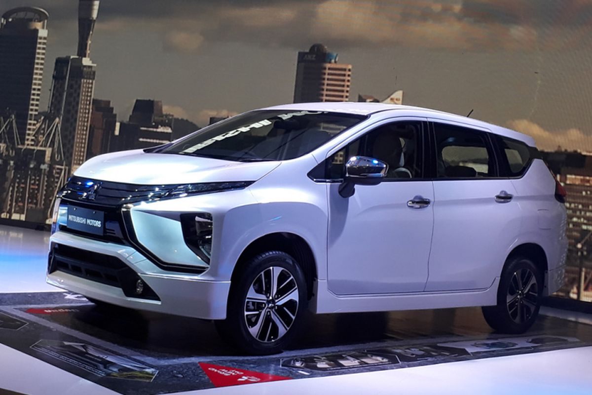 Mitsubishi memperkenalkan model terbarunya EXpander di Jakarta, Senin (24/7/2017).