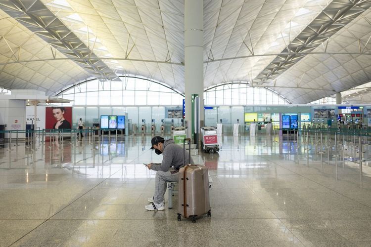An empty airport gate during the Covid-19 pandemic