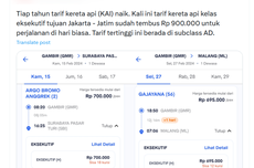 Ramai soal Harga Tiket Argo Bromo Anggrek Rp 900.000, Ini Kata KAI