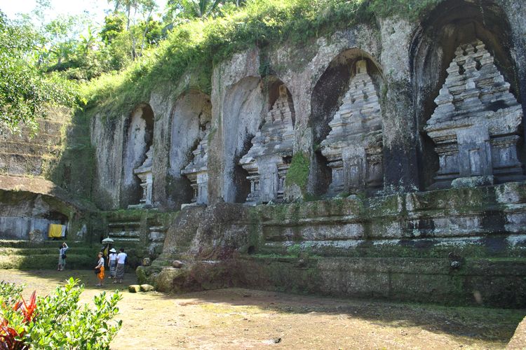 Candi Gunung Kawi di Tampaksiring, Gianyar, Bali.