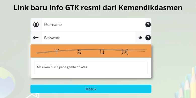 Link Info GTK buat cek verifikasi rekening guru