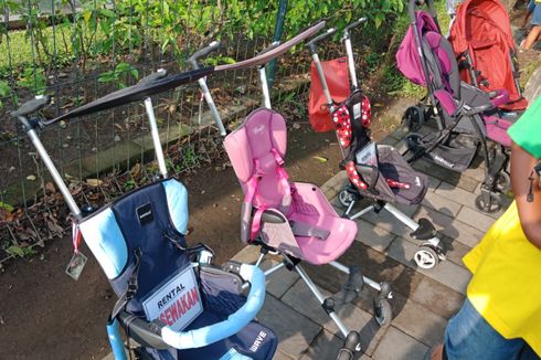 Catat! Jasa Stroller Bayi di Candi Borobudur Rp 50.000 Sekali Sewa