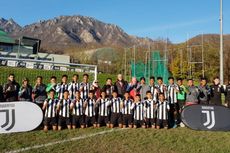 Belasan Siswa SMP Indonesia Berlatih di Akademi Juventus di Turin