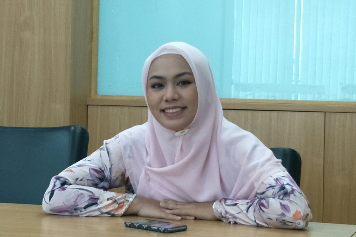 Anggota DPRD DKI dari Fraksi PAN Zita Anjani di Gedung DPRD DKI Jakarta, Jalan Kebon Sirih, Senin (9/9/2019). Zita ditunjuk menjadi wakil ketua DPRD DKI oleh partainya.