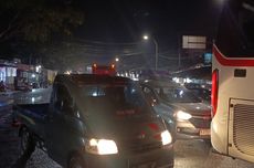Jalur Lingkar Barat Nagreg Padat, Contraflow Diberlakukan