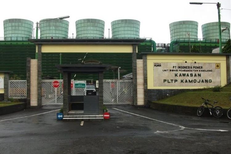 PLTP Kamojang adalah pembangkit listrik tenaga panas bumi pertama di Indonesia.