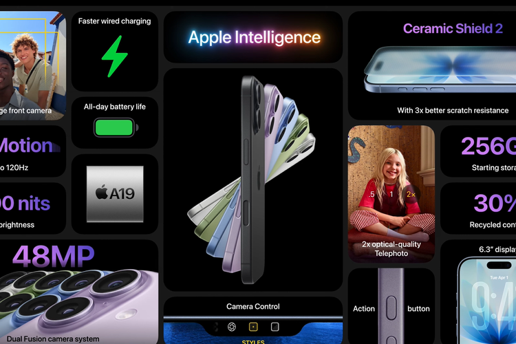 Spesifikasi iPhone 17.