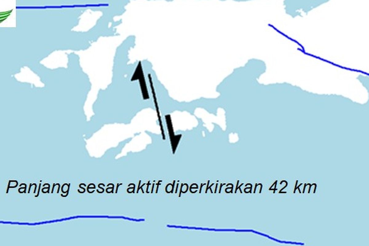 Rentetan gempa Ambon ungkap keberadaan sesar aktif baru. Panjang sesar aktif diperkirakan 42 kilometer.