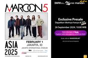 Bank Mandiri Sukses Jual 32.055 Tiket Konser Maroon 5, Kategori 1 Ludes dalam 30 Menit