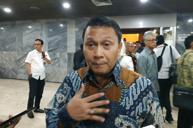 Ketua DPP Partai Keadilan Sejahtera (PKS) Mardani Ali Sera di Kompleks Parlemen, Senayan, Jakarta, Senin (25/11/2019).