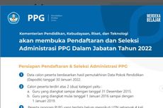 Pendaftaran PPG Dalam Jabatan 2022 Resmi Dibuka, Ini Syaratnya