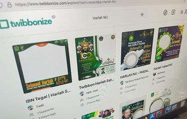 Kumpulan Twibbon Harlah NU 2023 yang tersedia di Twibbonize.