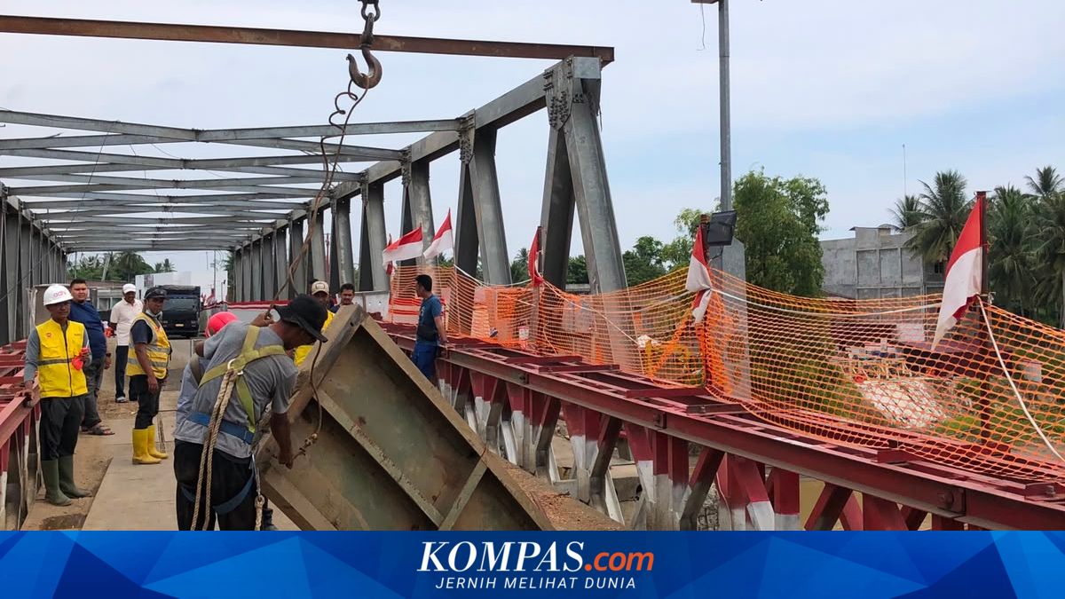 Akibat ODOL, 20 Pelat Baja Jembatan Bailey di Medan-Banda Aceh Diganti