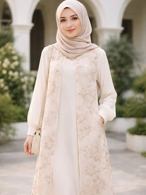 Rompi lepas floral (AI)