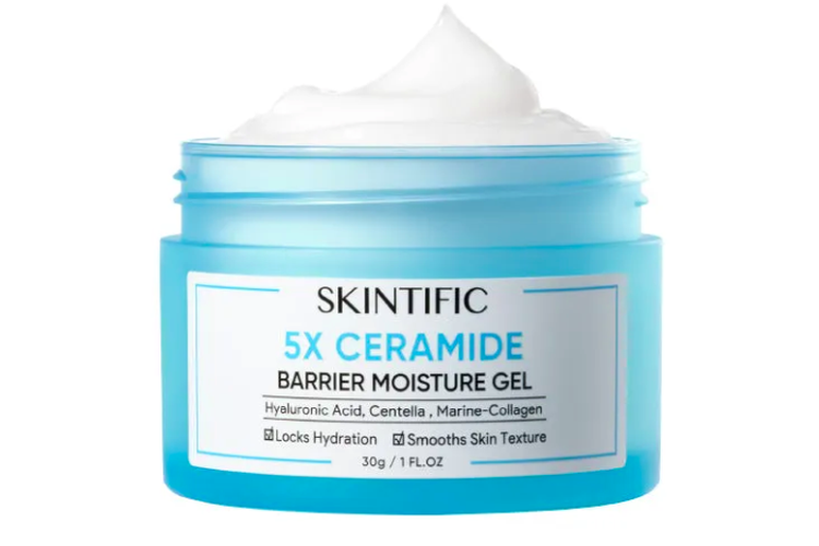 Skintific 5X Ceramide Barrier Moisture Gel, rekomendasi moisturizer untuk kulit kering
