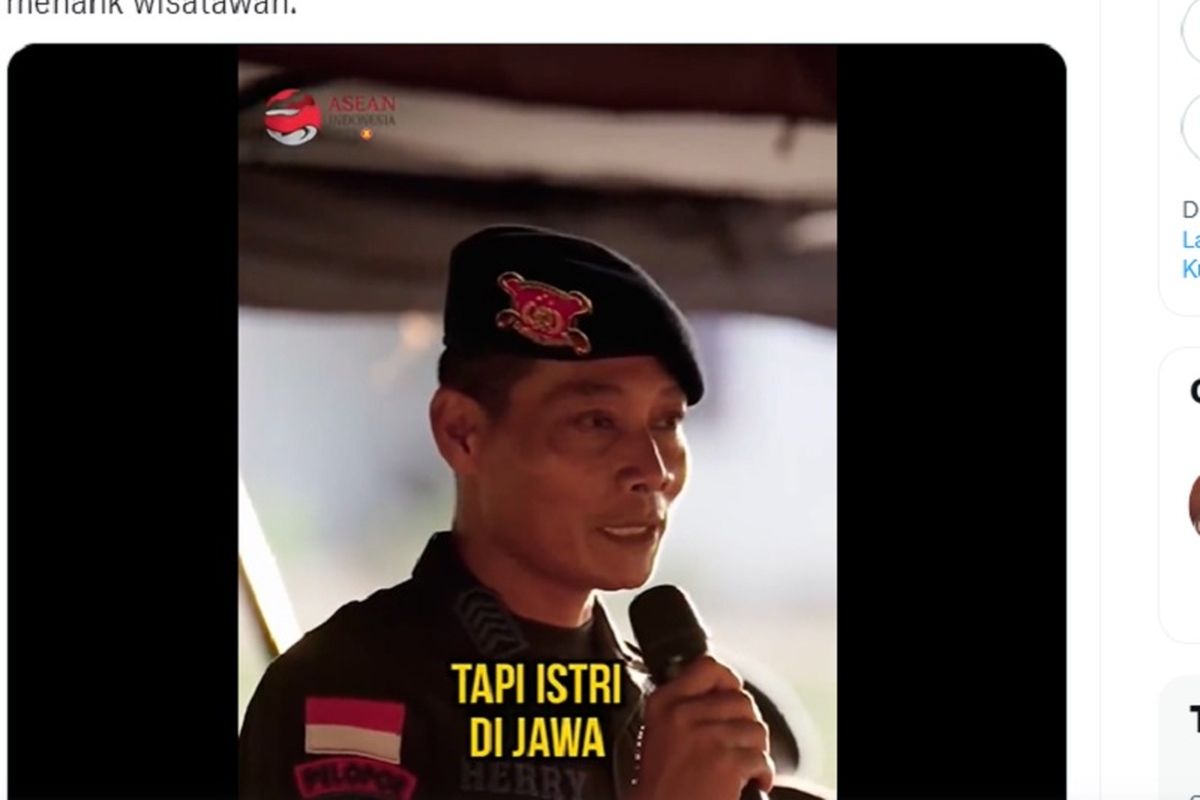 Anggota Brimob NTT Bripka Herry saat curhat kepada Kapolri Jenderal Listyo Sigit Prabowo.