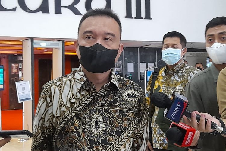 Wakil Ketua DPR Sufmi Dasco Ahmad di Kompleks Parlemen Senayan, Jakarta, Rabu (25/5/2022).