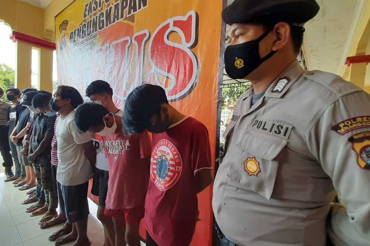 Polisi mengamankan 10 Anggota Geng Motor All Star Serang Timur