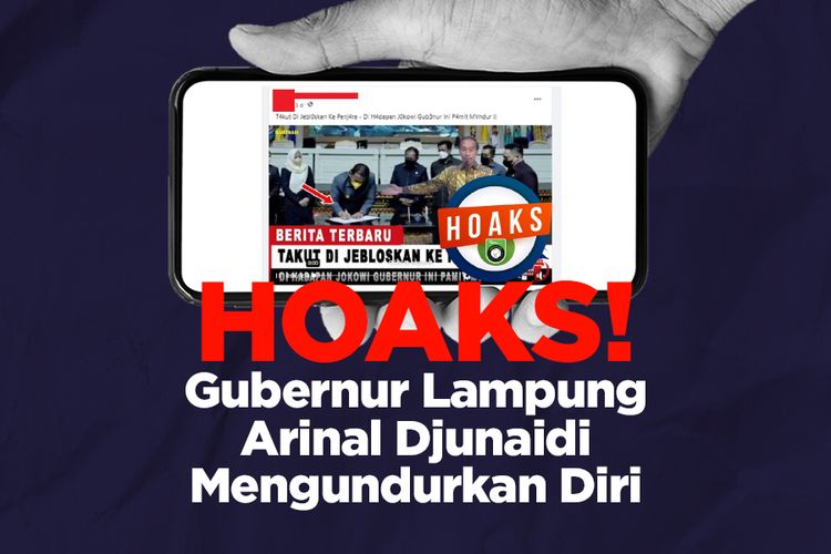 HOAKS! Gubernur Lampung Arinal Djunaidi Mengundurkan Diri