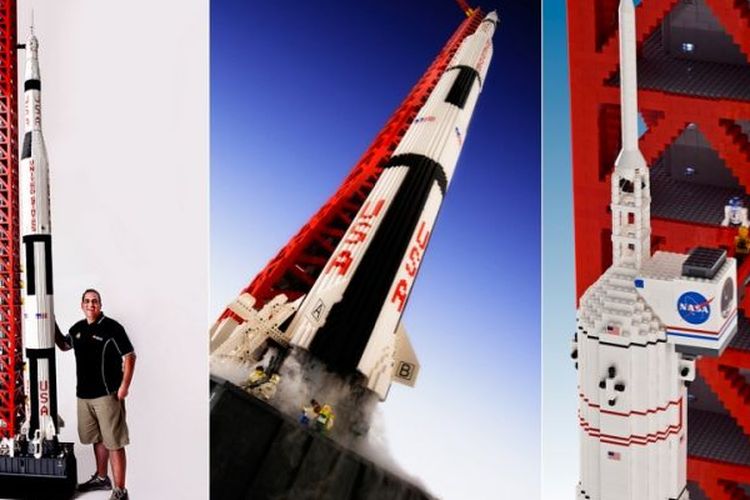 LEGO Saturn V adalah mainan tertinggi dari perusahaan itu