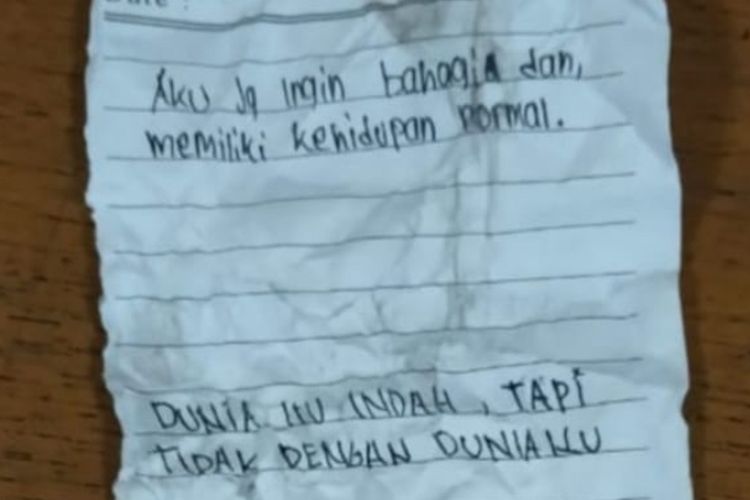 Terselip Surat di Topi Pelajar yang Bunuh Diri dari Atap Metropolitan Mall, Isinya soal Kegagalan