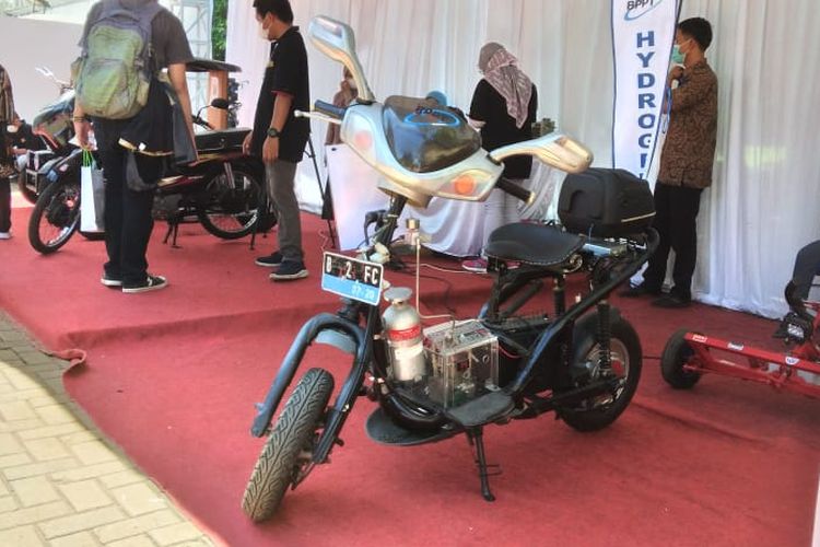 Sepeda motor fuel cell pengembangan BRIN