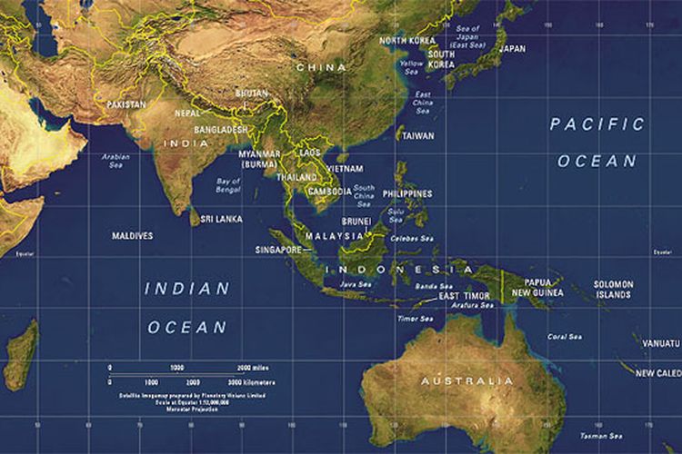 Letak Geografis dan Batas Wilayah ASEAN