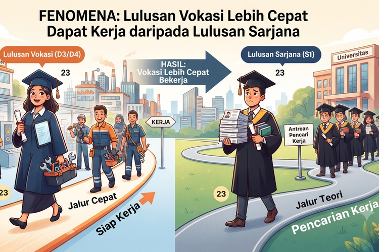 Vokasi Lebih Cepat Dapat Kerja dari S1, Legislator Usul Pendidikan Sarjana Tak Terlalu Teoritis