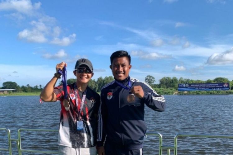 Maizir Riyondanra dan Raudani Fitra menyumbang medali perunggu mewakili Indonesia di Asia Champion Thailand.