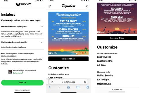 Cara Mudah Membuat Instafest Spotify dan Membagikannya di Instagram