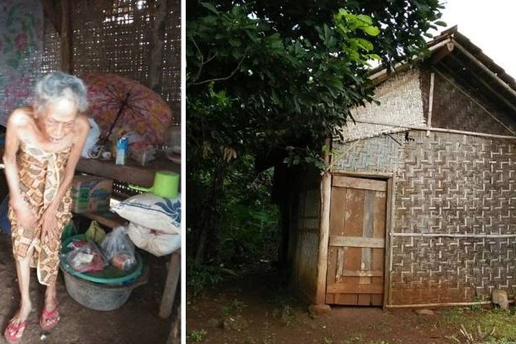 Sriyati (90) atau yang kerap disapa Mbah Japar hidup sebatang kara di sebuah gubuk di Dusun 2, Desa Gedung Wani, Kecamatan Marga Tiga, Kabupaten Lampung Timur. Dia hidup mengandalkan belas kasihan warga sekitar.