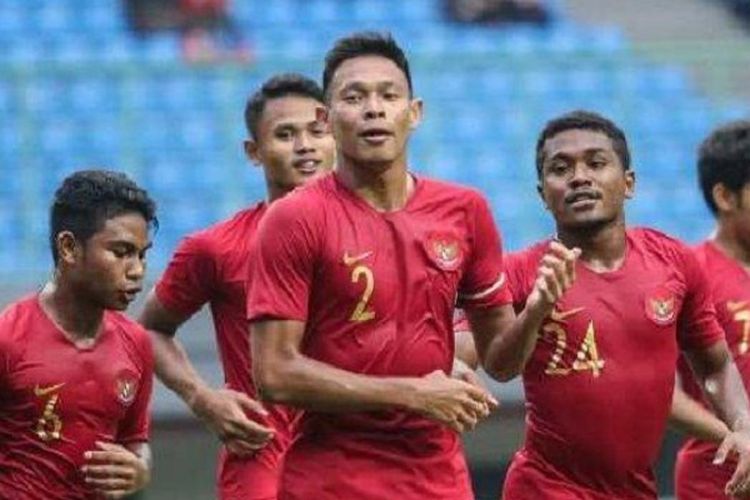 Para pemain timnas Indonesia U-22